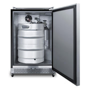Summit Commercial Outdoor Rated DIY Tap Beer Dispenser / Kegerator - SBC696OSNK - Fire Pit Oasis