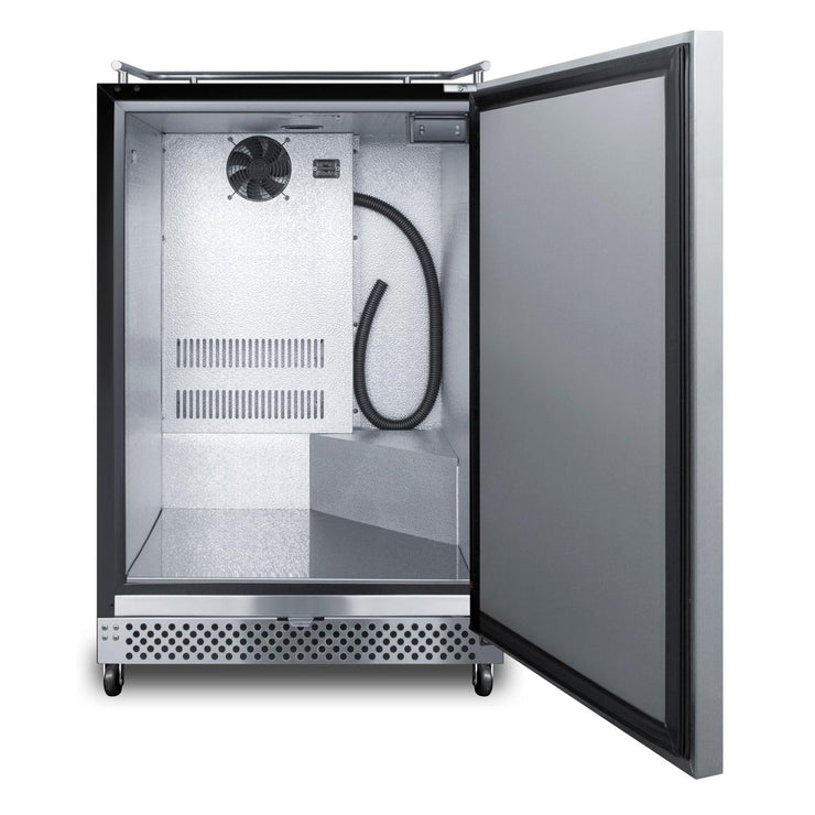 Summit Commercial Outdoor Rated DIY Tap Beer Dispenser / Kegerator - SBC696OSNK - Fire Pit Oasis