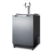 Summit Commercial Outdoor Rated Double Tap Beer Dispenser / Kegerator w/ TapLock - SBC696OSTWINTL - Fire Pit Oasis