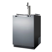 Summit Commercial Outdoor Rated Single Tap Beer Dispenser / Kegerator w/ TapLock - SBC696OSTL - Fire Pit Oasis