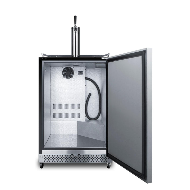 Summit Commercial Outdoor Rated Single Tap Cold Brew Coffee Dispenser / Kegerator - SBC696OSCF - Fire Pit Oasis