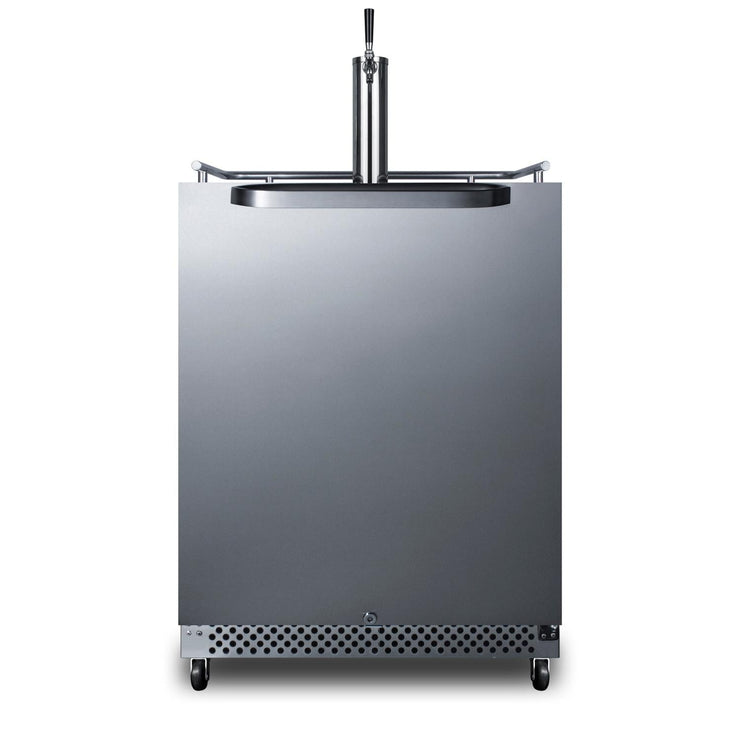Summit Commercial Outdoor Rated Single Tap Cold Brew Coffee Dispenser / Kegerator - SBC696OSCF - Fire Pit Oasis
