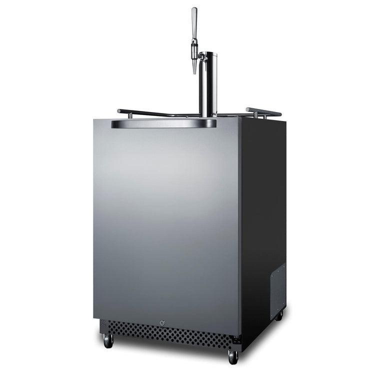 Summit Commercial Outdoor Rated Single Tap Cold Brew Nitro Coffee Dispenser / Kegerator- SBC696OSNCF - Fire Pit Oasis