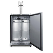 Summit Commercial Outdoor Rated Triple Tap Beer Dispenser / Kegerator - SBC696OSTRIPLE - Fire Pit Oasis