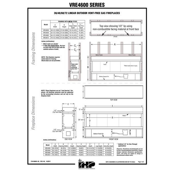 Superior VRE4600 Linear Outdoor Gas Fireplace - Fire Pit Oasis