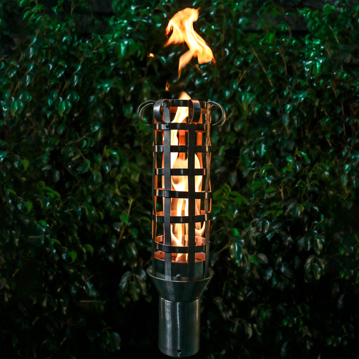 TOP Fires by The Outdoor Plus Box Weave Fire Torch - Fire Pit Oasis