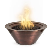 TOP Fires by The Outdoor Plus Cazo Hammered Copper Fire Bowl 30" - Fire Pit Oasis