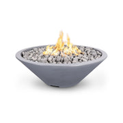 TOP Fires by The Outdoor Plus Cazo Narrow Ledge Concrete Fire Pit 48" - Fire Pit Oasis