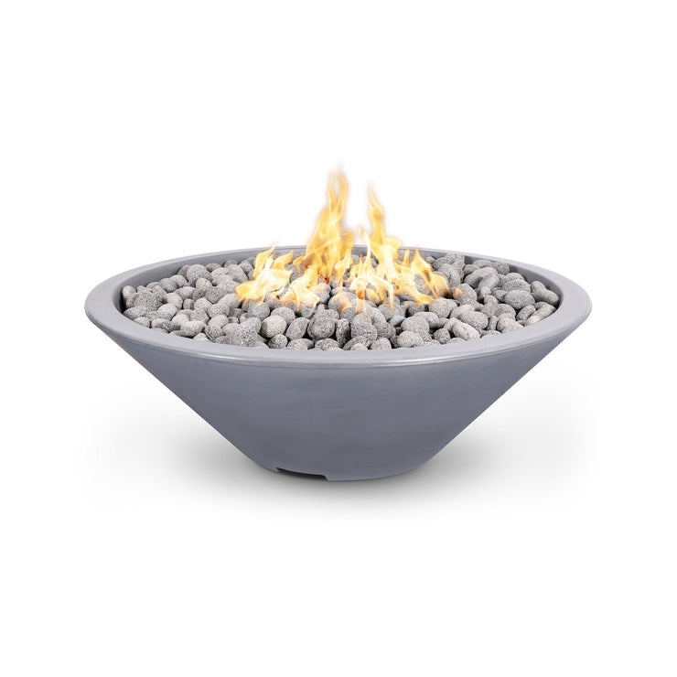 TOP Fires by The Outdoor Plus Cazo Narrow Ledge Concrete Fire Pit 48" - Fire Pit Oasis