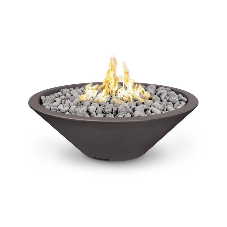 TOP Fires by The Outdoor Plus Cazo Narrow Ledge Concrete Fire Pit 48" - Fire Pit Oasis