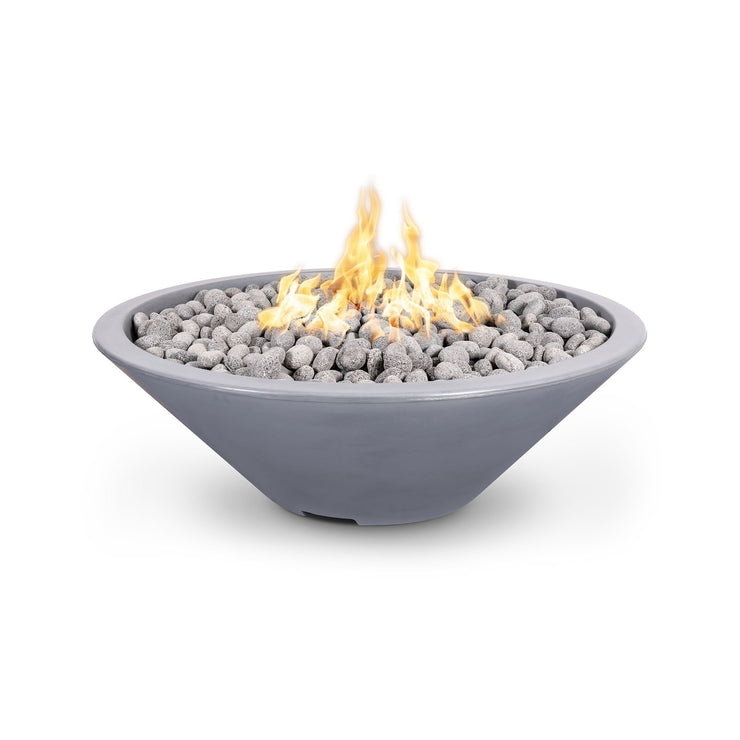 TOP Fires by The Outdoor Plus Cazo Narrow Ledge Concrete Fire Pit 60" - Fire Pit Oasis