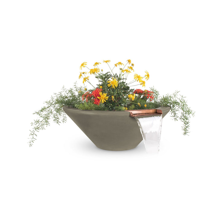 TOP Fires by The Outdoor Plus Cazo Planter with Water Bowl 31" - Fire Pit Oasis