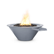 TOP Fires by The Outdoor Plus Cazo Powder Coated Steel Fire & Water Bowl 24" - Fire Pit Oasis