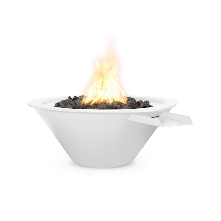 TOP Fires by The Outdoor Plus Cazo Powder Coated Steel Fire & Water Bowl 30" - Fire Pit Oasis