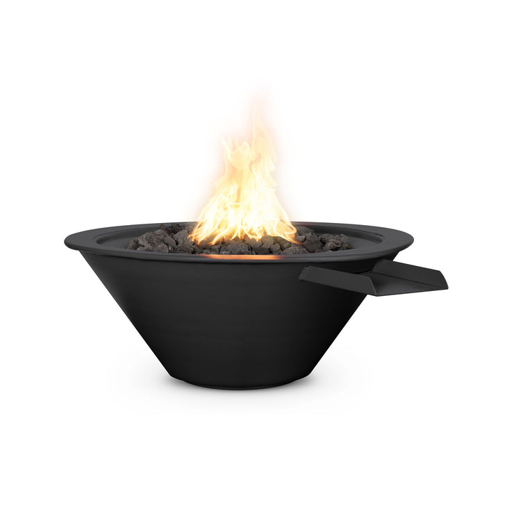 TOP Fires by The Outdoor Plus Cazo Powder Coated Steel Fire & Water Bowl 36" - Fire Pit Oasis