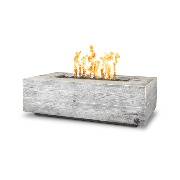 TOP Fires by The Outdoor Plus Coronado Wood Grain Fire Pit 120" - Fire Pit Oasis