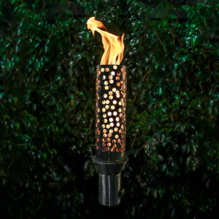 TOP Fires by The Outdoor Plus Honeycomb Fire Torch - Fire Pit Oasis