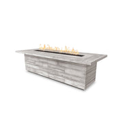 TOP Fires by The Outdoor Plus Laguna Wood Grain Fire Table 120" - Fire Pit Oasis