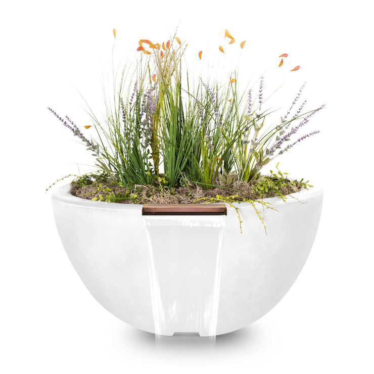 TOP Fires by The Outdoor Plus Luna Planter with Water Bowl 38" - Fire Pit Oasis