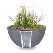 TOP Fires by The Outdoor Plus Luna Planter with Water Bowl 38" - Fire Pit Oasis