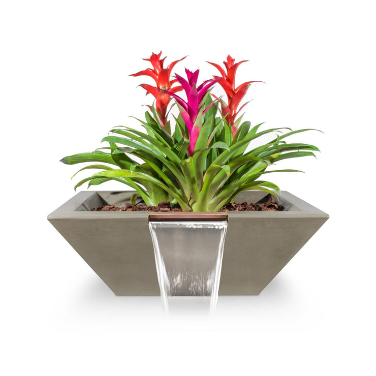 TOP Fires by The Outdoor Plus Maya Planter with Water Bowl 36" - Fire Pit Oasis