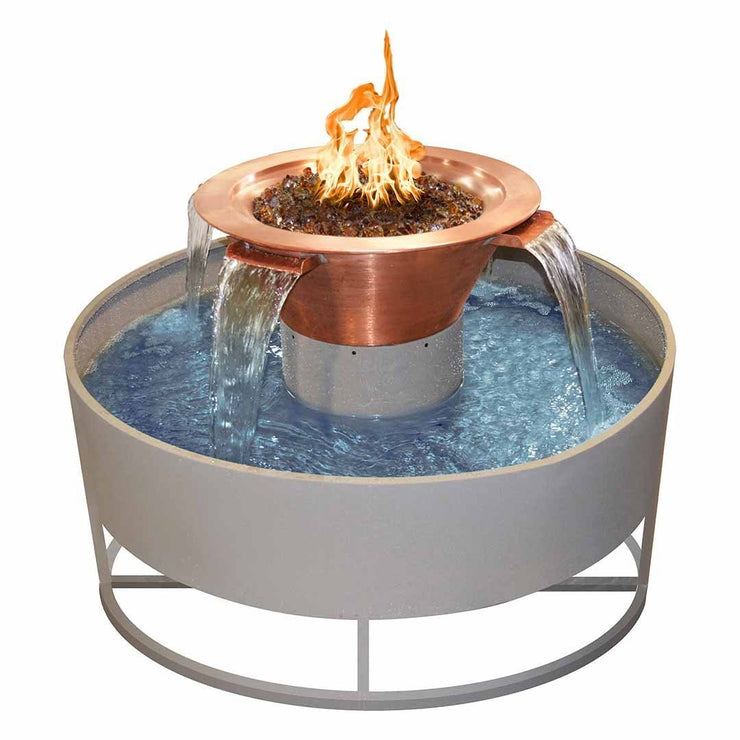 TOP Fires by The Outdoor Plus Olympian 4-Way Spill 60" - Fire Pit Oasis