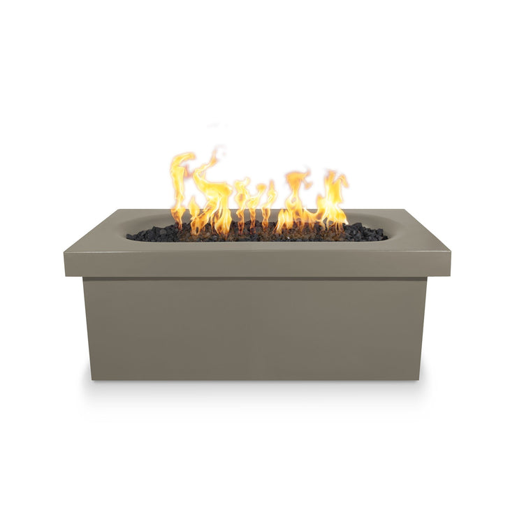 TOP Fires by The Outdoor Plus Ramona Rectangular Concrete Fire Table 60" - Fire Pit Oasis