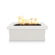 TOP Fires by The Outdoor Plus Ramona Rectangular Concrete Fire Table 60" - Fire Pit Oasis