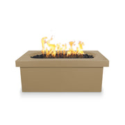 TOP Fires by The Outdoor Plus Ramona Rectangular Concrete Fire Table 60" - Fire Pit Oasis