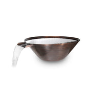 TOP Fires by The Outdoor Plus Remi Hammered Patina Copper Water Bowl 31" - Fire Pit Oasis