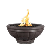 TOP Fires by The Outdoor Plus Roma Concrete Fire Bowl 24" - Fire Pit Oasis