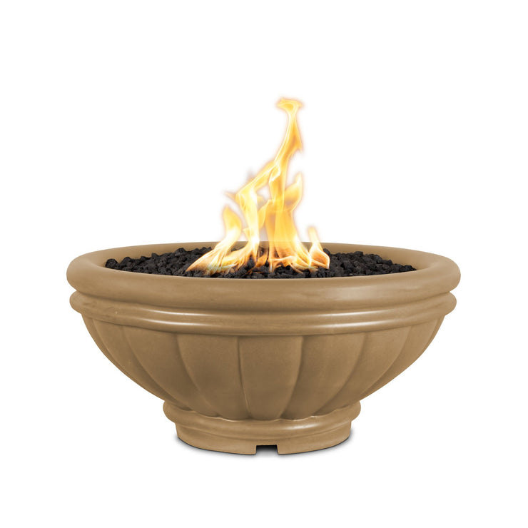 TOP Fires by The Outdoor Plus Roma Concrete Fire Bowl 24" - Fire Pit Oasis