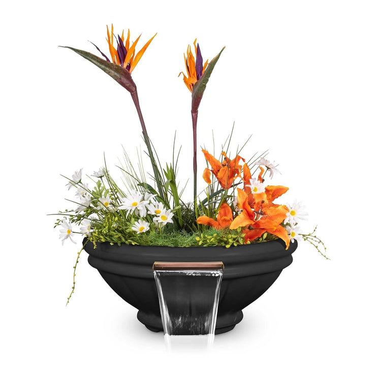 TOP Fires by The Outdoor Plus Roma Concrete Planter & Water Bowl 36" - Fire Pit Oasis