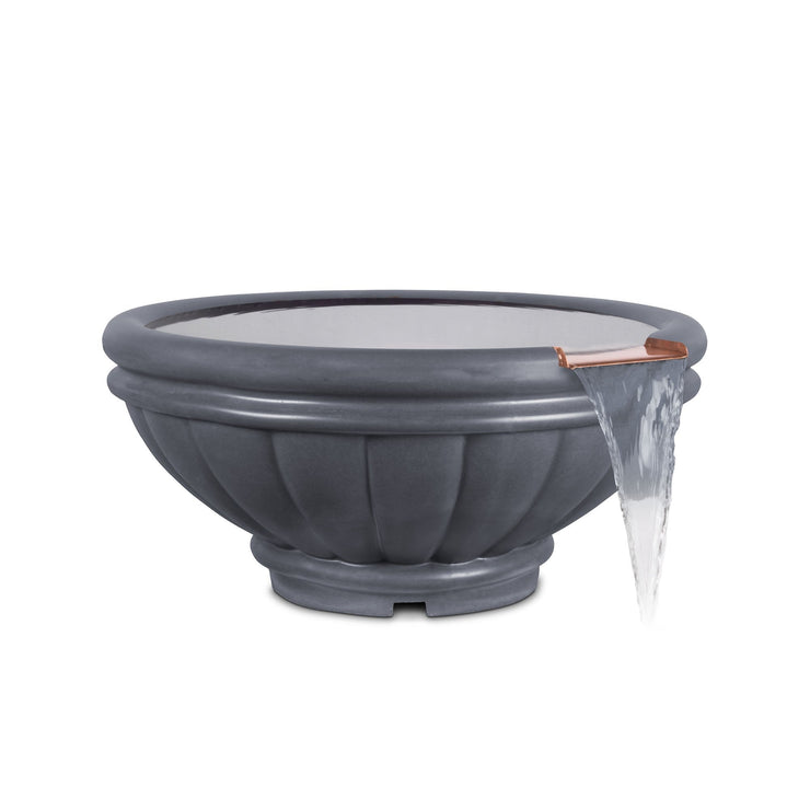 TOP Fires by The Outdoor Plus Roma Concrete Water Bowl 36" - Fire Pit Oasis