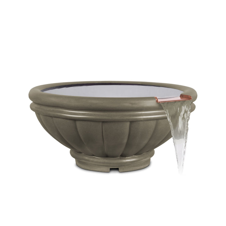 TOP Fires by The Outdoor Plus Roma Concrete Water Bowl 36" - Fire Pit Oasis