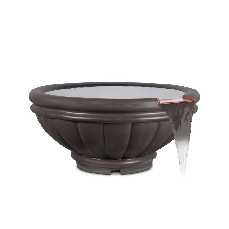 TOP Fires by The Outdoor Plus Roma Concrete Water Bowl 36" - Fire Pit Oasis