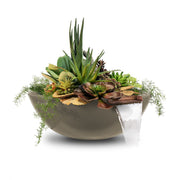 TOP Fires by The Outdoor Plus Sedona Planter with Water Bowl 27" - Fire Pit Oasis