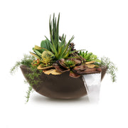 TOP Fires by The Outdoor Plus Sedona Planter with Water Bowl 27" - Fire Pit Oasis