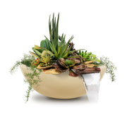 TOP Fires by The Outdoor Plus Sedona Planter with Water Bowl 33" - Fire Pit Oasis