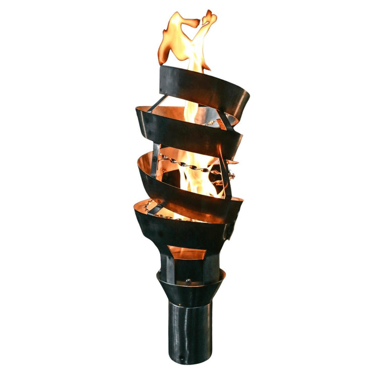 TOP Fires by The Outdoor Plus Spiral Fire Torch - Fire Pit Oasis