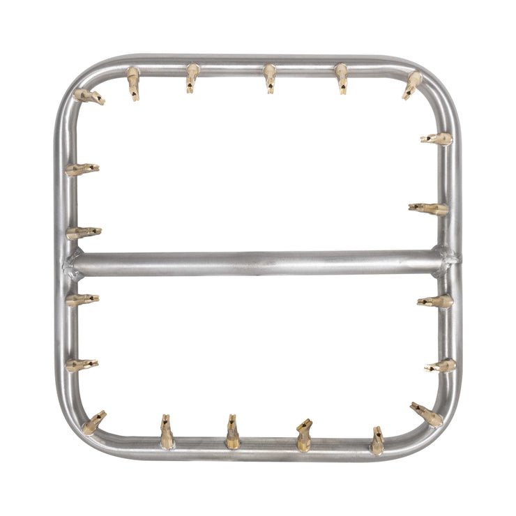 TOP Fires by The Outdoor Plus Square Bullet Burner 8" - Fire Pit Oasis