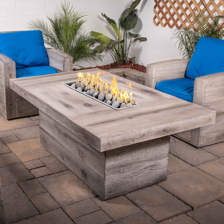 TOP Fires by The Outdoor Plus The Grove Wood Grain Fire Pit - 60" - Fire Pit Oasis