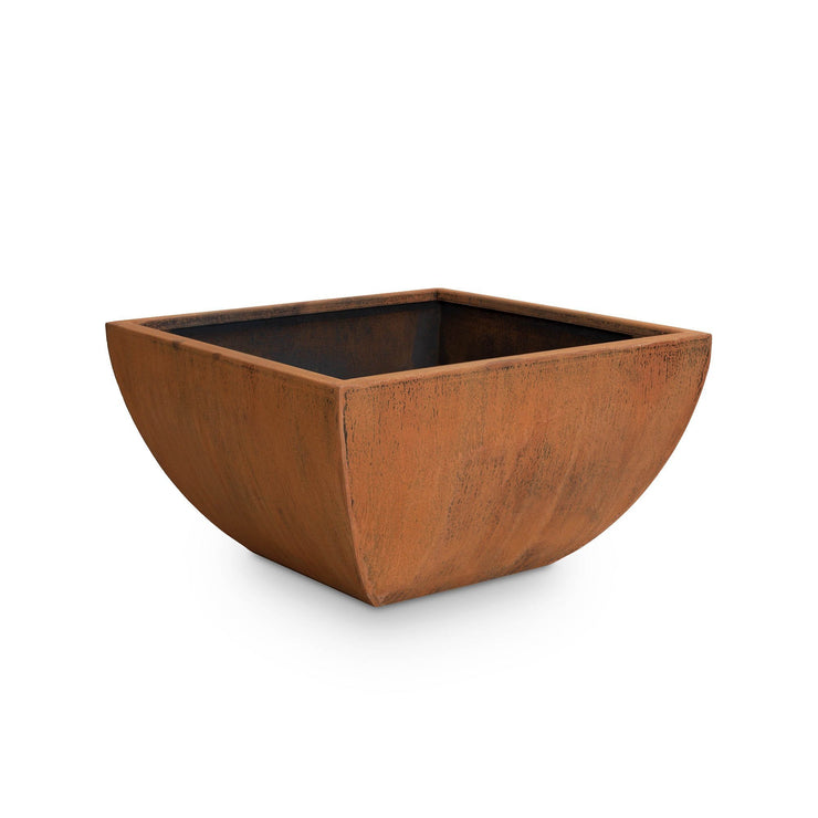 TOP Fires by The Outdoor Plus Tuscon Corten Steel Planter 24" - Fire Pit Oasis